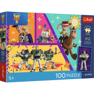 Toy Story 100-dielne UFT puzzle s plagátom - Trefl