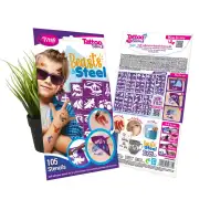 TyToo: Beasts &amp; Steel sada šablón na trblietavé tetovanie