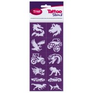 TyToo: Power Pack sada šablón na trblietavé tetovanie pre chlapcov