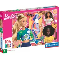 Úžasné Barbie bábiky 104 dielna Supercolor puzzle - Clementoni