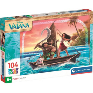 Vaiana 2 dobrodružstvá 104-dielkové Supercolor puzzle - Clementoni
