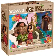 Vaiana 2 v 1 60-dielne Eco puzzle a omaľovánka 70x50 cm - Lisciani