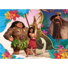 Vaiana 2 v 1 60-dielne Eco puzzle a omaľovánka 70x50 cm - Lisciani obrázok 2