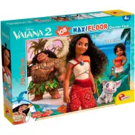 Vaiana 2 v 1, puzzle a omaľovánka, 108 dielikov, 70x50 cm – Lisciani