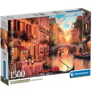 Večerná večera v Benátkach 1500-dielna HQC kompaktná puzzle - Clementoni
