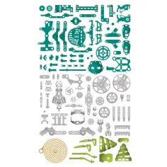 Veda a hra: 3 v 1 zostaviteľný vesmírny banský robot - Clementoni obrázok 4