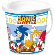 Vedierko do pieskoviska so vzorom ježka Sonica - Mondo Toys