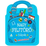 Veľká hlavolamová kniha - zošit s nálepkami pre chlapcov