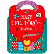 Veľká hlavolamová kniha - zošit s nálepkami pre dievčatá