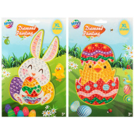 Veľkonočná mozaika z diamantových kamienkov v dvoch variantoch, 1 ks