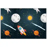 Vesmírne dobrodružstvo plastový obrus 120x180 cm