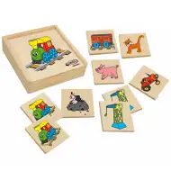 Drevené pexeso v krabičke