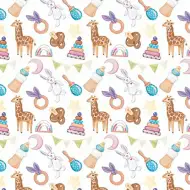 Vitajte! unisex baliaci papier na detské darčeky 100x70 cm