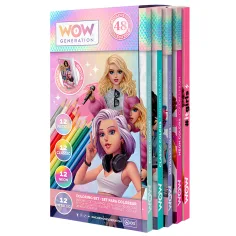 WOW Generation: 48 kusový farebný súprava ceruziek s poznámkovým blokom obrázok 2