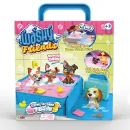 Washy Friends: Color Reveal čľapkajúce 3 psíky s jacuzzi a doplnkami