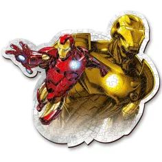 Wood Craft: Marvel Avengers - Iron Man 160 kusový prémiový drevený puzzle - Trefl obrázok 2