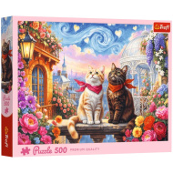 Zamilované mačičky – prémiová kvalita, 500-dielkové puzzle – Trefl