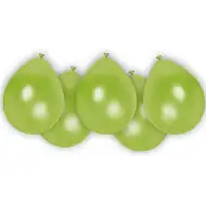 Zelené latexové balóny, sada 8 ks