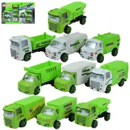 Zelenenie auta: Sada 10 nákladných áut na prepravu odpadu