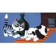 Zlobivá mačka diapozitív