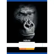 Zošit s gorilím motívom, zošívaný, čistý, 80-32, formát A4