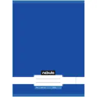 Zošit so zošívanou väzbou, hladký, oceánsky modrý, 80 listov, 32 strán, formát A4