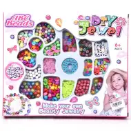 ABC farebný set na výrobu šperkov cca 6500 dielikov