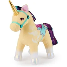 Unicorn Academy: Leaf, plyšová figúrka jednorožca, 17 cm - Spin Master