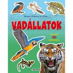 Aké sú zaujímavý svet... Divoké zvieratá samolepkový zošit