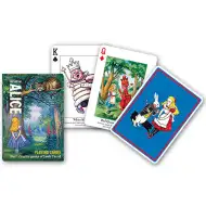 Alica v krajine zázrakov, exkluzívne rummy karty 1x55 - Piatnik