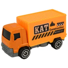 Alloy Car: 6-dielny set stavebných autíčok 8cm obrázok 2
