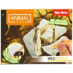 Animal World mini archeologická súprava – divé zvieratá