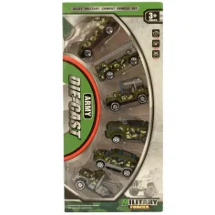 Army Die-Cast: 6-dielny set vojenských autíčok obrázok 3