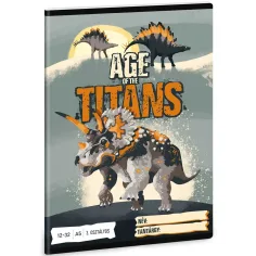 Ars Una: Age of Titans dinosaurový 3. ročníkový linkovaný zošit 32 strán A/5