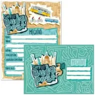 Ars Una: City of Budapest pozvánka na oslavu s obálkou, 10 ks