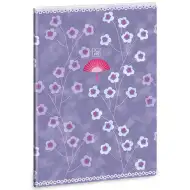 Ars Una: Fan s kvetinovým vzorom A/4 s bodkami a extra sponami