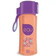 Ars Una: Fialovo-oranžová fľaša bez BPA 450ml