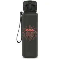 Ars Una: Matná tmavosivá fľaša bez BPA 600ml