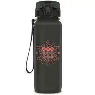 Ars Una: Matná tmavosivá fľaša bez BPA 800ml