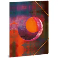 Ars Una: Orange Moon priečinok na dokumenty s gumičkou A/4