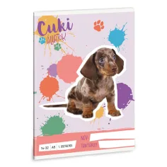 Ars Una: Roztomilé zvieratá - Harlekýn dachshund A/5 1. ročník linkovaný zošit 14-32