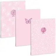 Ars Una: Soft Touch Pink Spring zošit s bodkami a extra sponami A/4