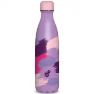 Ars Una: Spotted purple dvojstenná kovová fľaša 500ml
