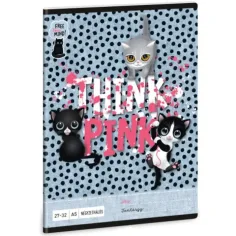 Ars Una: Think Pink kockovaný zošit A/5 27-32