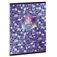 Ars Una: Wonderland Ghost Blue linajkový zošit A/5 40 listov