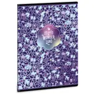 Ars Una: Wonderland Ghost Blue štvorcový zošit A/5 40 listov