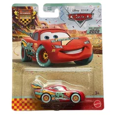Autá 3 Blesk McQueen svetlomodré kolesá autíčko 1/55 – Mattel