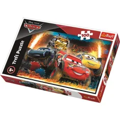 Autá 3 extrém pretekárske puzzle 100ks - Trefl