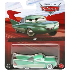 Autá 3: Flo postava zelené autíčko 1/55 - Mattel