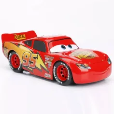 Autá: Blesk McQueen kovový automobil s otváracou kapotou v mierke 1/24 - Simba Toys obrázok 5